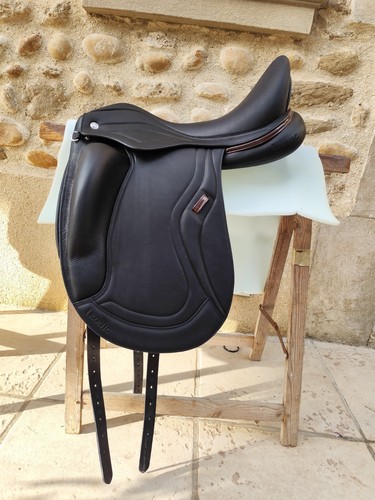 Selle dressage ikonic noire - dressage,