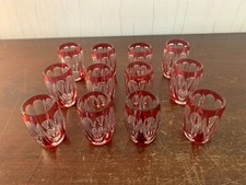 10 Saint Louis Overlay Crystal