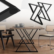 2 Pieds de table métal forme