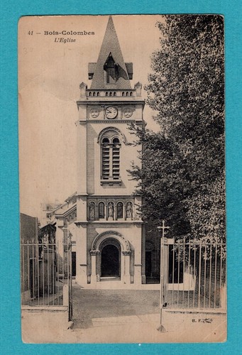 Bois colombes église - l'église,