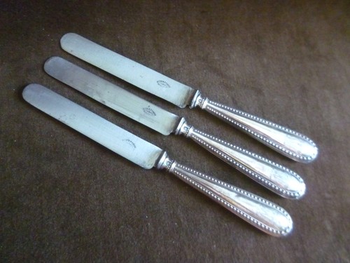 Fruit knives silver stuffed - silver,