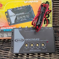 boss audio system 1 INPUT 4 OUTPUT VIDEO SIGNAL AMPLIFIER MODEL BOSS BVAM5