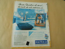 Advertising 1993 Matra RI 10 Responder