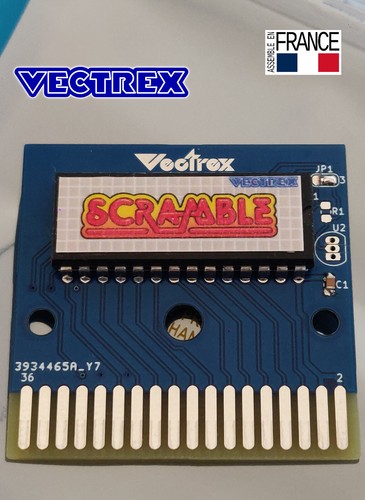 Vectrex jeu scramble - jeu,