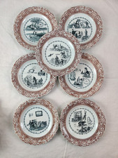 Assiettes Rebus Faïence