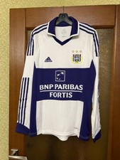 RSC Anderlecht 2011 2012 Home Adidas Football Long Sleeve Soccer Jersey Size M 