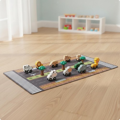 Tapis jeu circulation - de, de