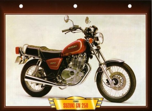 Fiche moto suzuki gn - fiche,