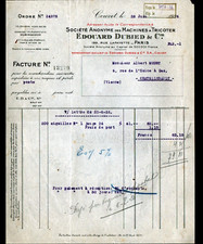 "COUVET / PARIS (SWITZERLAND / X°) KNITTING MACHINE FACTORY "Edouard DUBIED" 1926