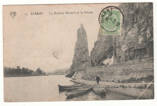 Cpa belgique dinant rocher - cpa,