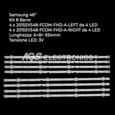 KIT 8 BARRES BARRES TV LED