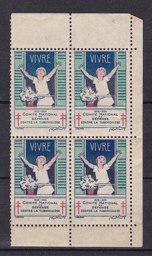 Timbre france vignettes contre - timbre,
