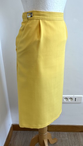 Jupe t38 jaune vif - vif, longue