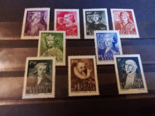 Timbres belgique neufs1944 - timbres,