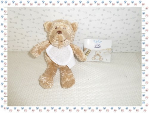 Doudou peluche ours beige - ☺-,