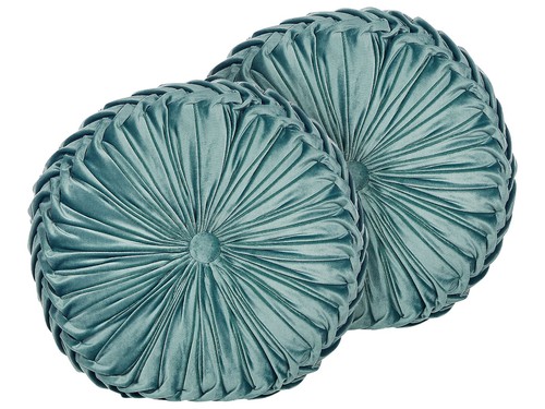 Coussins décoratifs bleu vert - coussins, bleu-vert