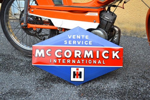 Plaque émaillée cormick - plaque,