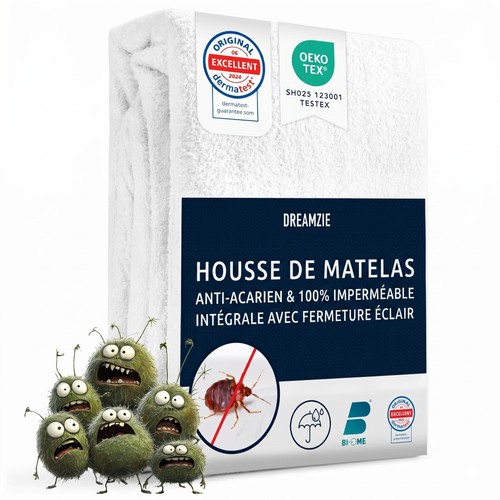 Housse matelas 140x200x8 cm - housse,