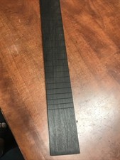 1x 530x70x7mm Luthiers WF1ASP Blank African Ebony Fretboard for Guitar PreCutted