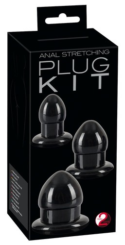 Kit plug étirement anal - plug, d'étirement