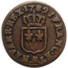 Louis XVI Liard à l'écu 1782