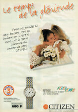 1996 Advertising 820 Advertising Citizen Felicitemps Analog Dater Watch 