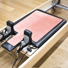 Tapis Pilates Reformer Absorbant la Transpiration Silicone et Daim Artificiel Si