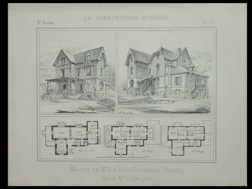 Bois colombes villa - -, 1894