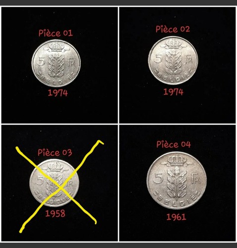 Francs belge - (, h