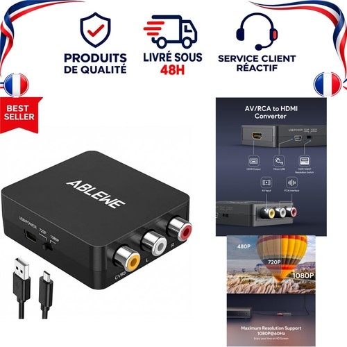 Adaptateur rca vers hdmi - rca,