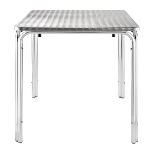 Table carrée empilable pour
