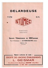 Livret technique chemin de fer Perceuse de traverses Stumec Geismar