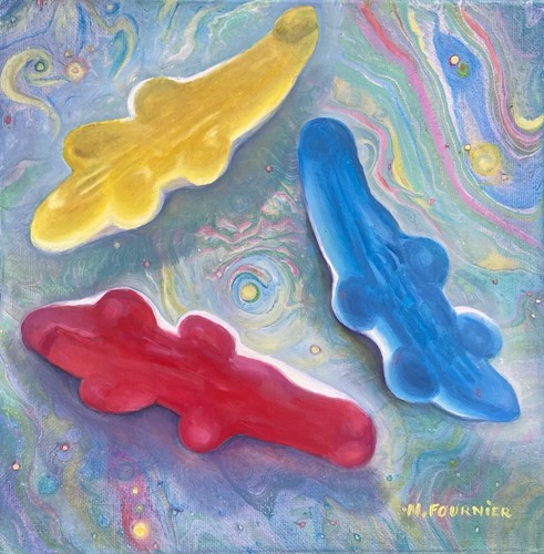 Fournier tableau peinture a - n.,