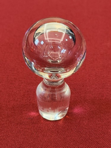 Bouchon carafe ancien cristal - carafe,