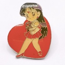 Sailor Moon Sailor Mars 90's Vintage Metal Pinbadge Rare Japan Anime F/S b
