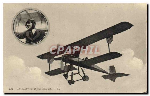 Baeder sur biplan briguët - de,