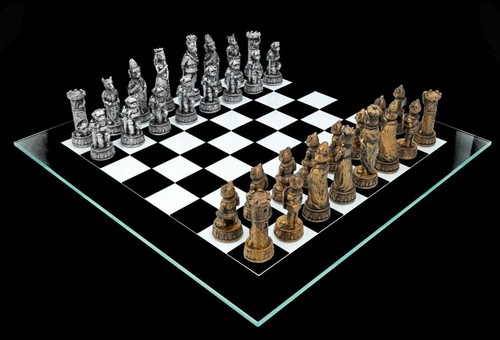Jeu échecs chiens vs - jeu, d'échecs
