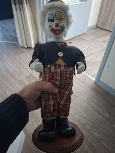 Poupée clown ancienne - , en