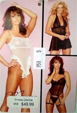 Bustier Thong Prima Donna Fantaisie Blanc Petit 958 Nylon 49,99 $