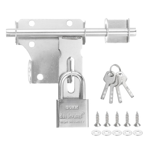 Verrou barillet acier inox - , 4"
