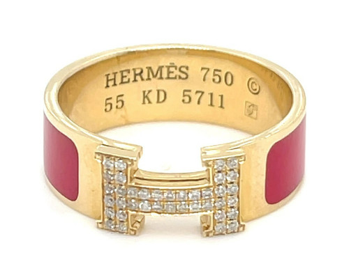 Hermes 18k jaune diamant - 18k, or