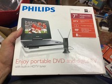 Philips Portable DVD Player 7"Widescreen LCD Digital TV Tuner Remote PET729/37