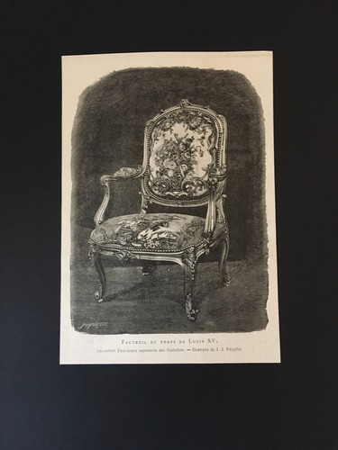 Fauteuil temps louis xv - temps,