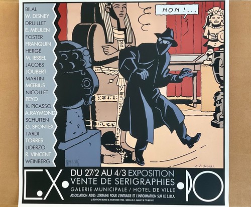 Jacobs serigraphie olrik - serigraphie, blake
