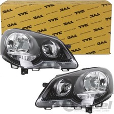 2X TYC Phares Avant Noirs H7/1