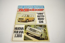 MOTOR Magazine No. 40 October 1969 Mini Autobianchi A112, Lancia Fulvia 1300