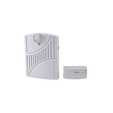 Sonnette Électronique Sans Fils Fil 200m Lumière LED Flash Electraline 59201