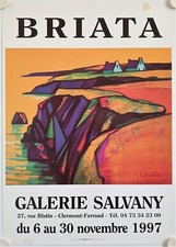 Affiche BRIATA 1997 Exposition Galerie Salvany