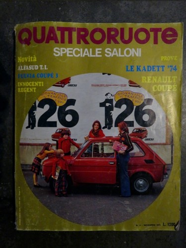 Quattroruote 215 novembre 73 - 215,