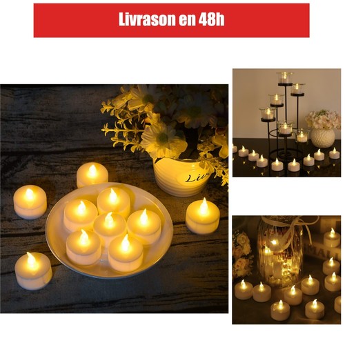 Bougies chauffe plat - chauffe-plat, led